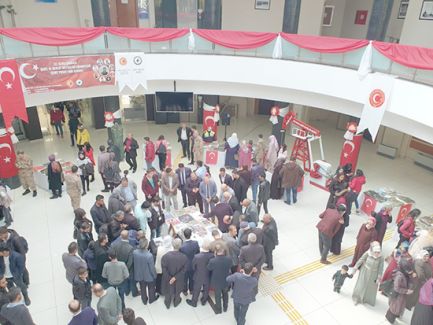 205 şehidin emanetleri sergilendi 