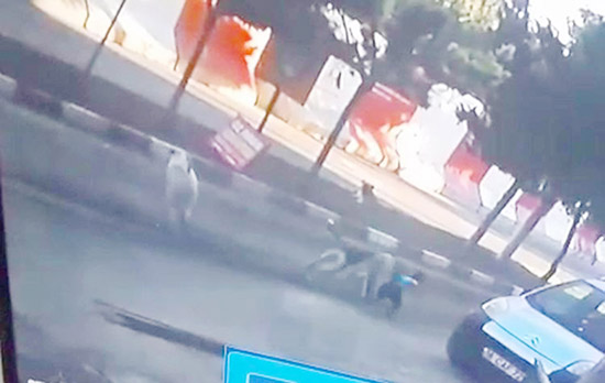 Dehşete düşüren görüntü 