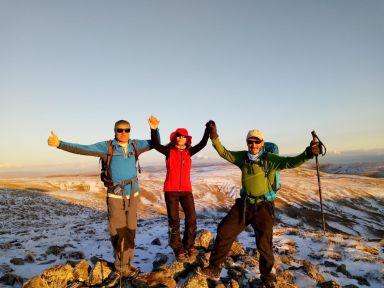 Dağcılar Şerafettin Dağına tırmandılar!