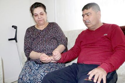 Akülü tekerlekli sandalyesi çalındı, eve mahkum oldu