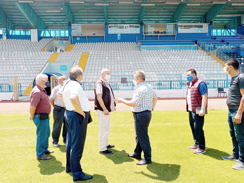 TSYD Stadyumu inceledi 