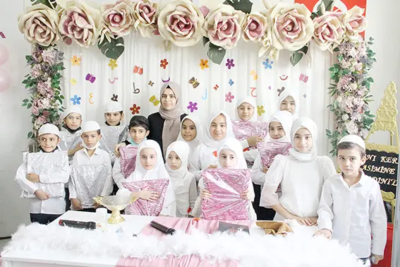 40 çocuk Kur’an kursunu bitirdi!