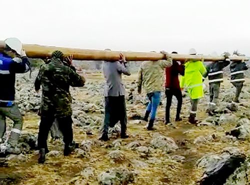 Direkleri sırtladılar