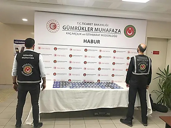 Bir otobüs, iki tır gümrük kaçağı