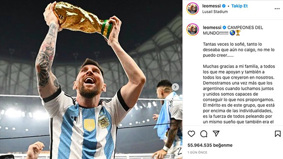 Messi'nin dünya kupası fotoğrafı, rekor kırdı