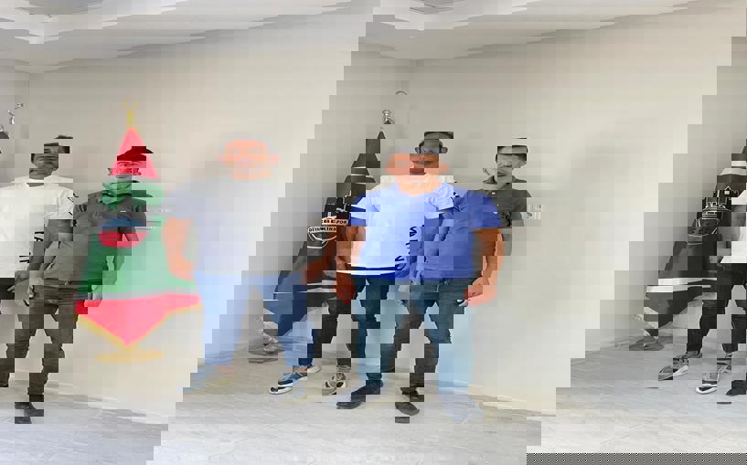 Diyarbekirspor'dan kulübe gıda desteği veren genç iş insanına teşekkür