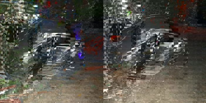 Tokat'ta elektrik direğine çarpan otomobildeki 3 kişi yaralandı