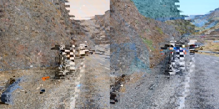 Çorum'da minibüs devrildi