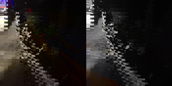 Anadolu Otoyolu'nda trafik kazası 1 kişi yaralandı