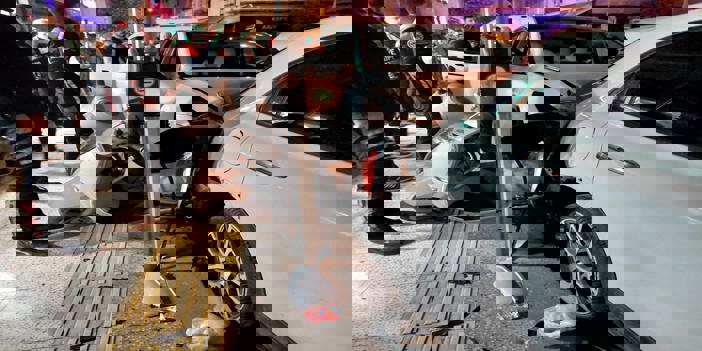 6 aracın karıştığı kazada 2'si polis 4 kişi yaralandı