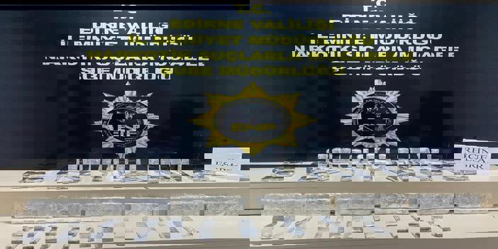 Edirne'de düzenlenen uyuşturucu operasyonunda 3 tutuklama
