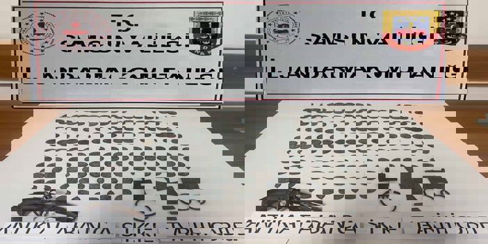 Samsun'da 120 sikke ele geçirildi