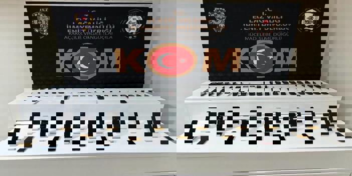 Elazığ'da kaçakçılık operasyonunda 2 şüpheli yakalandı