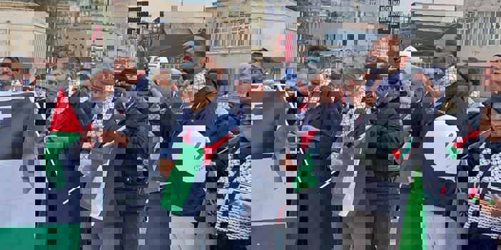 Güneydoğu'da İsrail'in Gazze'deki saldırılarına protesto