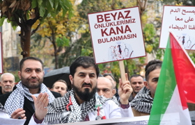 Hekimler Gazze için yürüdü