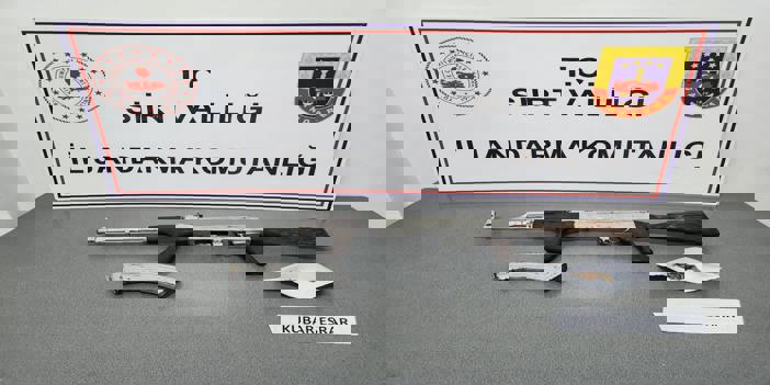 Siirt'te silah ve uyuşturucu ele geçirildi, 2 kişi gözaltına alındı