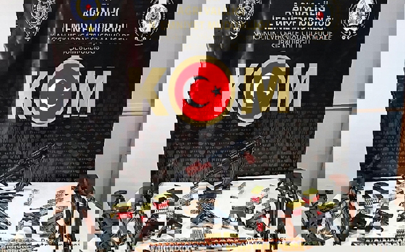 Yasa dışı silah ticaretine eş zamanlı darbe!