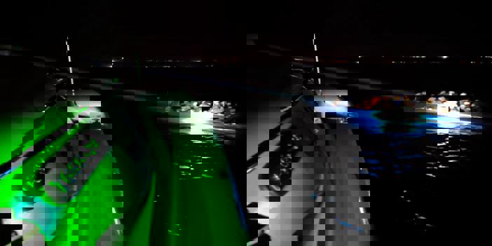 Balıkesir'de lastik botlardaki 80 düzensiz göçmen yakalandı