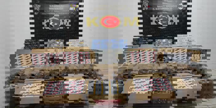 Samsun'da tütün ve sigara kaçakçılığı operasyonunda 33 zanlı yakalandı