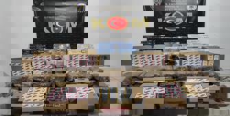 Samsun'da tütün ve sigara kaçakçılığı operasyonunda 33 zanlı yakalandı