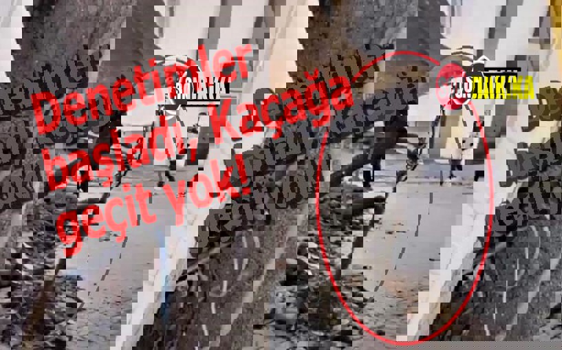 Yer altından kaçak şebeke çekmişler!