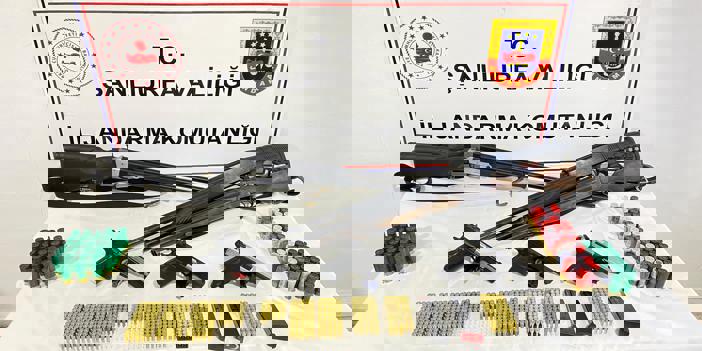 Şanlıurfa'da silahları saklayıp kayıp ihbarında bulundukları iddiasıyla 5 şüpheli yakalandı