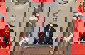 Cumhurbaşkanı Katar'da