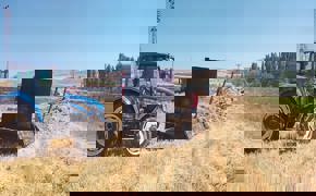 Sivas'ta tarla yangınında 25 dönüm ekili alan zarar gördü