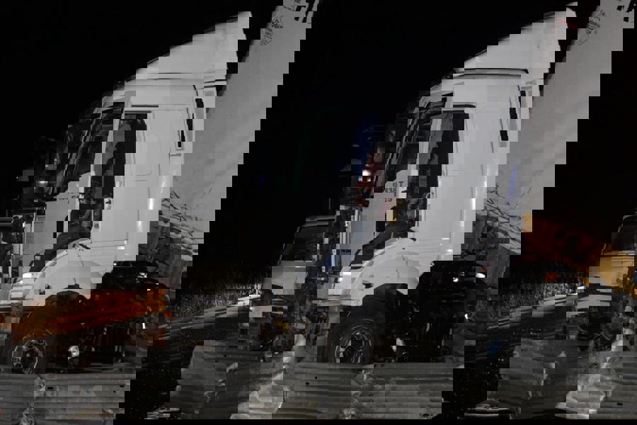 Afyonkarahisar'da görevi esnasında kamyonetin çarptığı jandarma astsubay kıdemli çavuş hayatını kaybetti