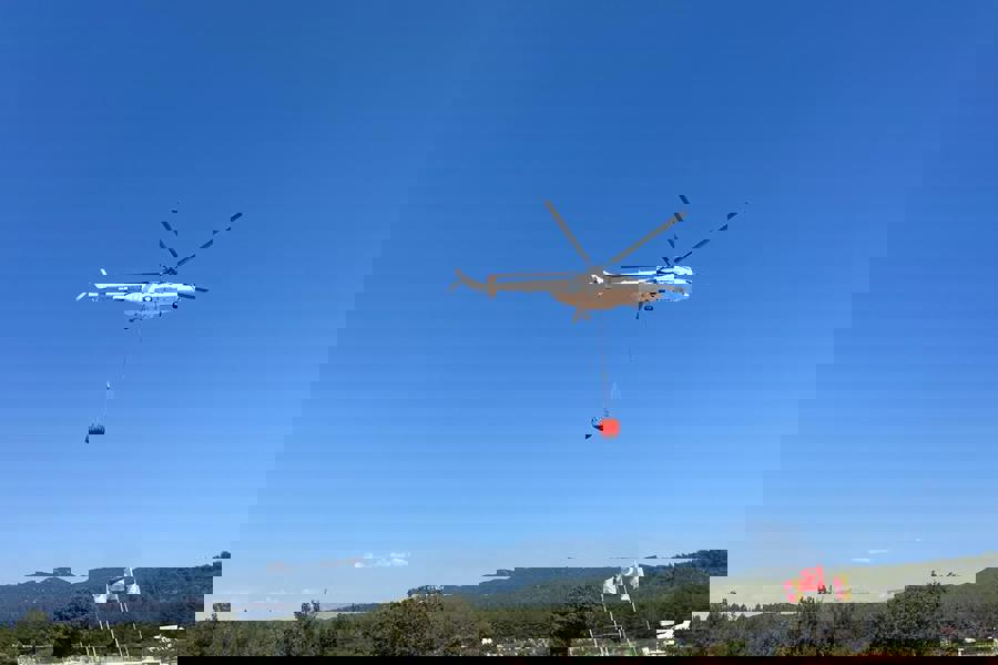 Antalya'nın Demre ilçesinde orman yangını çıktı