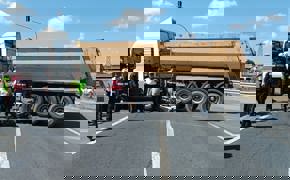 Tekirdağ'da hafriyat kamyonuyla çarpışan motosikletin sürücüsü öldü