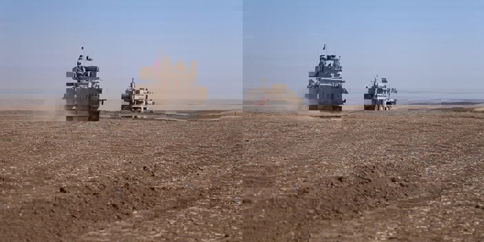 ABD ordusu ile PKK/YPG'li teröristler Kamışlı'da tatbikat yaptı