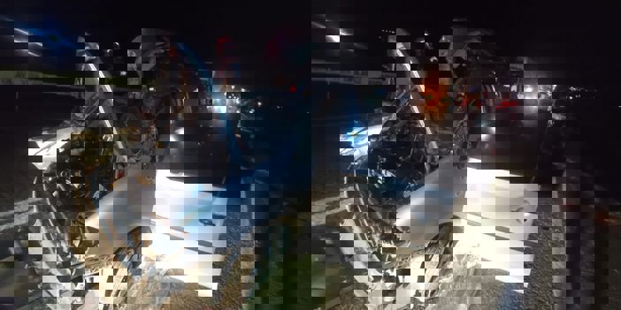 Şanlıurfa'da otomobilin traktöre çarpması sonucu 1 kişi öldü, 3 kişi yaralandı