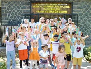Çocuklara diş sağlığı eğitimi