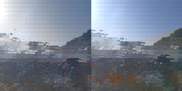 Bodrum'da makilik alanda çıkan yangın söndürüldü