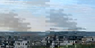 Bursa'da çıkan orman yangınına müdahale ediliyor