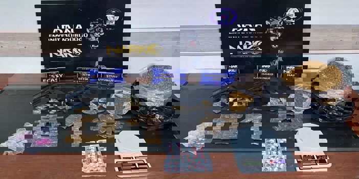 Adana'da uyuşturucu operasyonunda yakalanan 4 zanlı tutuklandı