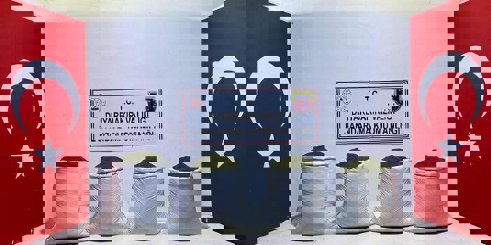 Diyarbakır'da  esrar ele geçirildi