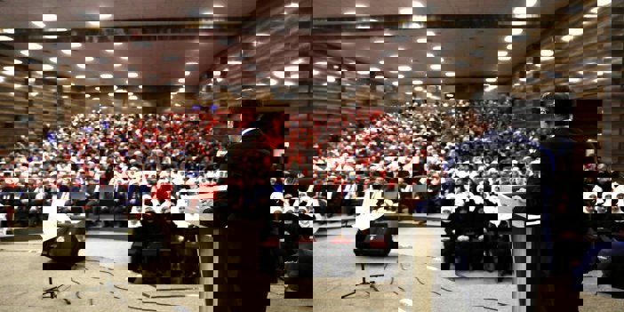 Van'da  icazet töreni düzenlendi