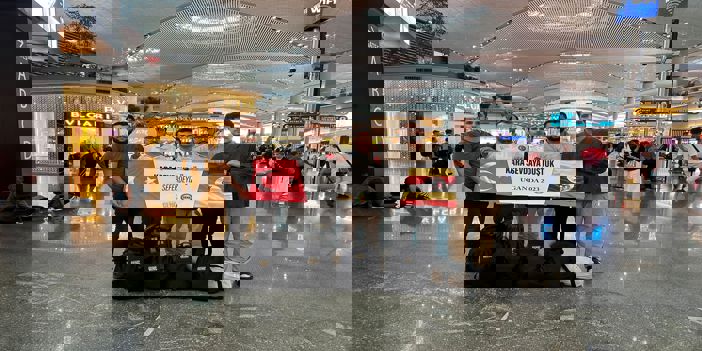 Afrika için sefere çıktılar