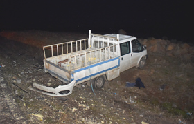 Kamyona arkadan bindirdi!