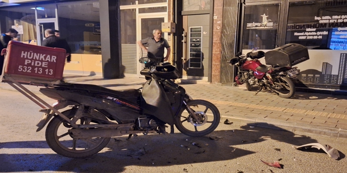 Samsun'da iki motosikletin çarpıştığı kazada sürücüler yaralandı