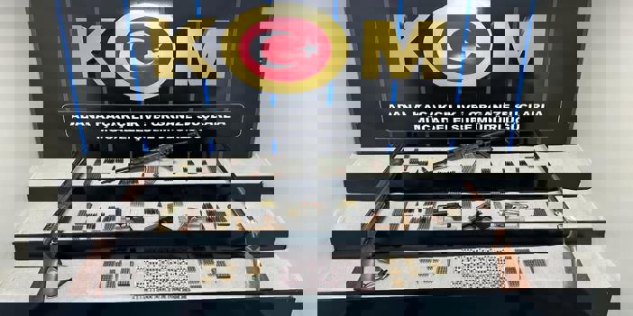 Adana'da iki evde ruhsatsız 6 silah ele geçirildi