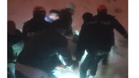 Muş'ta otomobil şarampole yuvarlandı: 1 yaralı