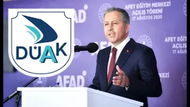 Dicle Üniversitesi Arama ve Kurtarma(DÜAK) ekibine İçişleri Bakanı Ali Yerlikaya'dan plaket 