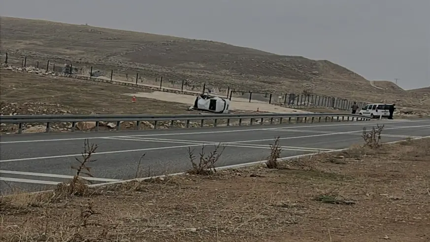  Hasankeyf yolunda trafik kazası: 1 yaralı