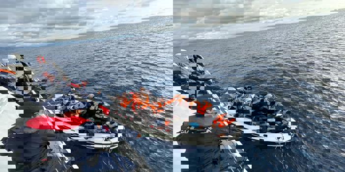 Muğla açıklarında 25 düzensiz göçmen kurtarıldı