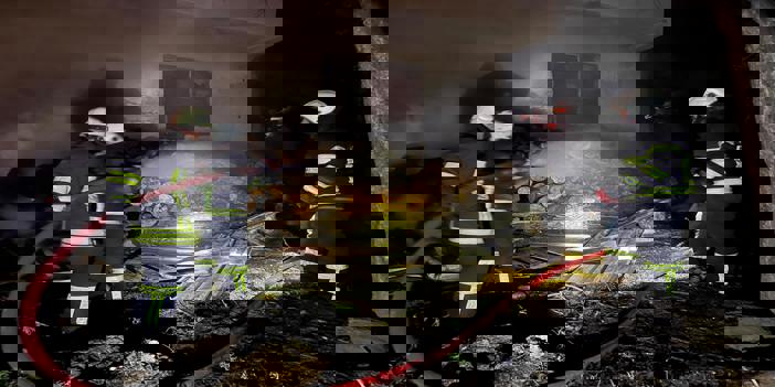 Tokat'ta müstakil evde çıkan yangın söndürüldü