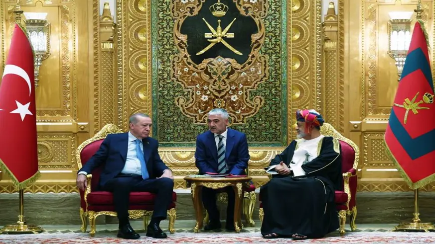 Erdoğan, Umman Sultanı El Said ile bir araya geldi