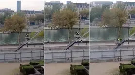 Soyguncuların kaçma anı ortaya çıktı